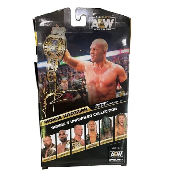All Elite Wrestling AEW Frankie Kazarian Action Figure Unrivaled Collection Seri - Picture 2 of 3